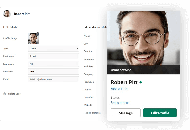 Slack profile